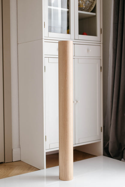 Round Wooden Furniture Leg – Straight Table & Bar Leg, H860 mm